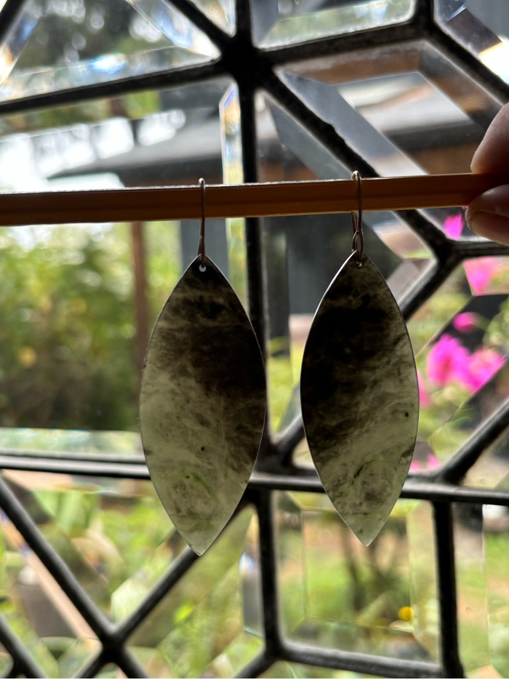 Big Sur jade earrings